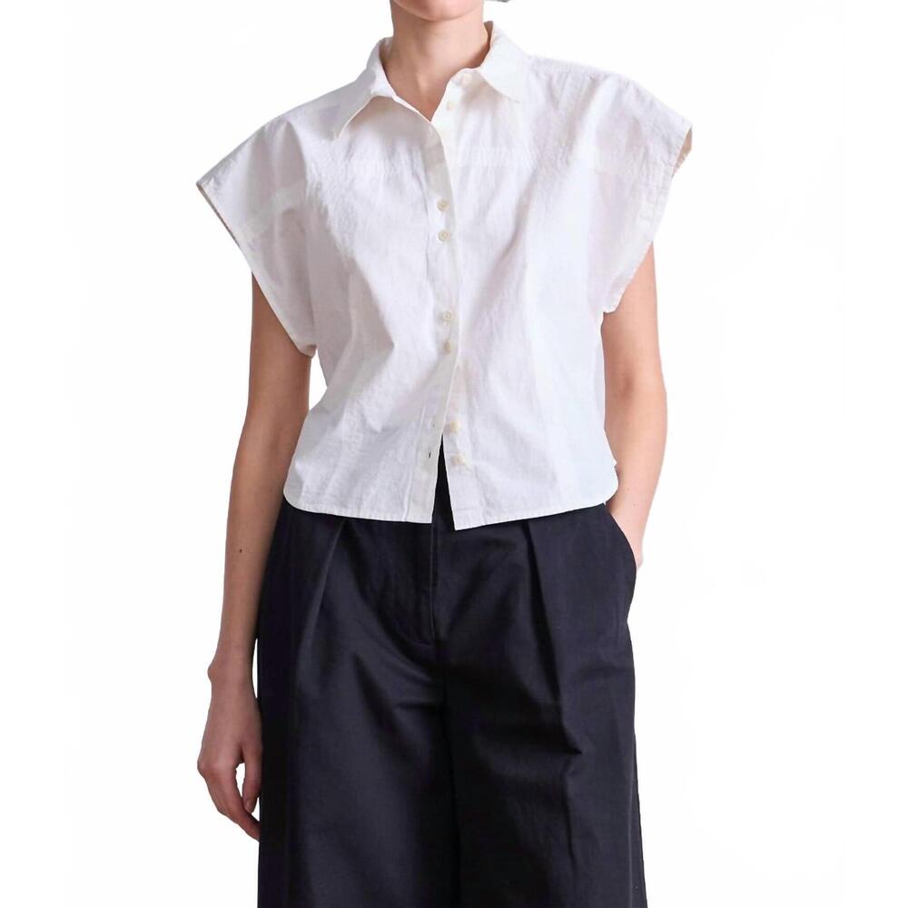 NEW APIECE APART toni top in cream